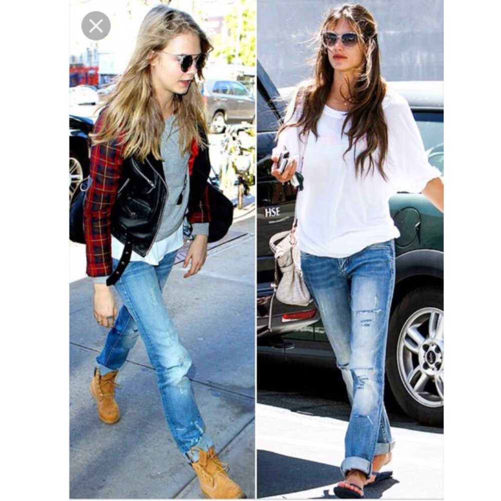 BLANK NYC DENIM Distressed Relaxed Jeans